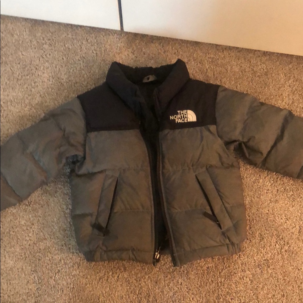 The North Face Kids Gray Puffer Jacket